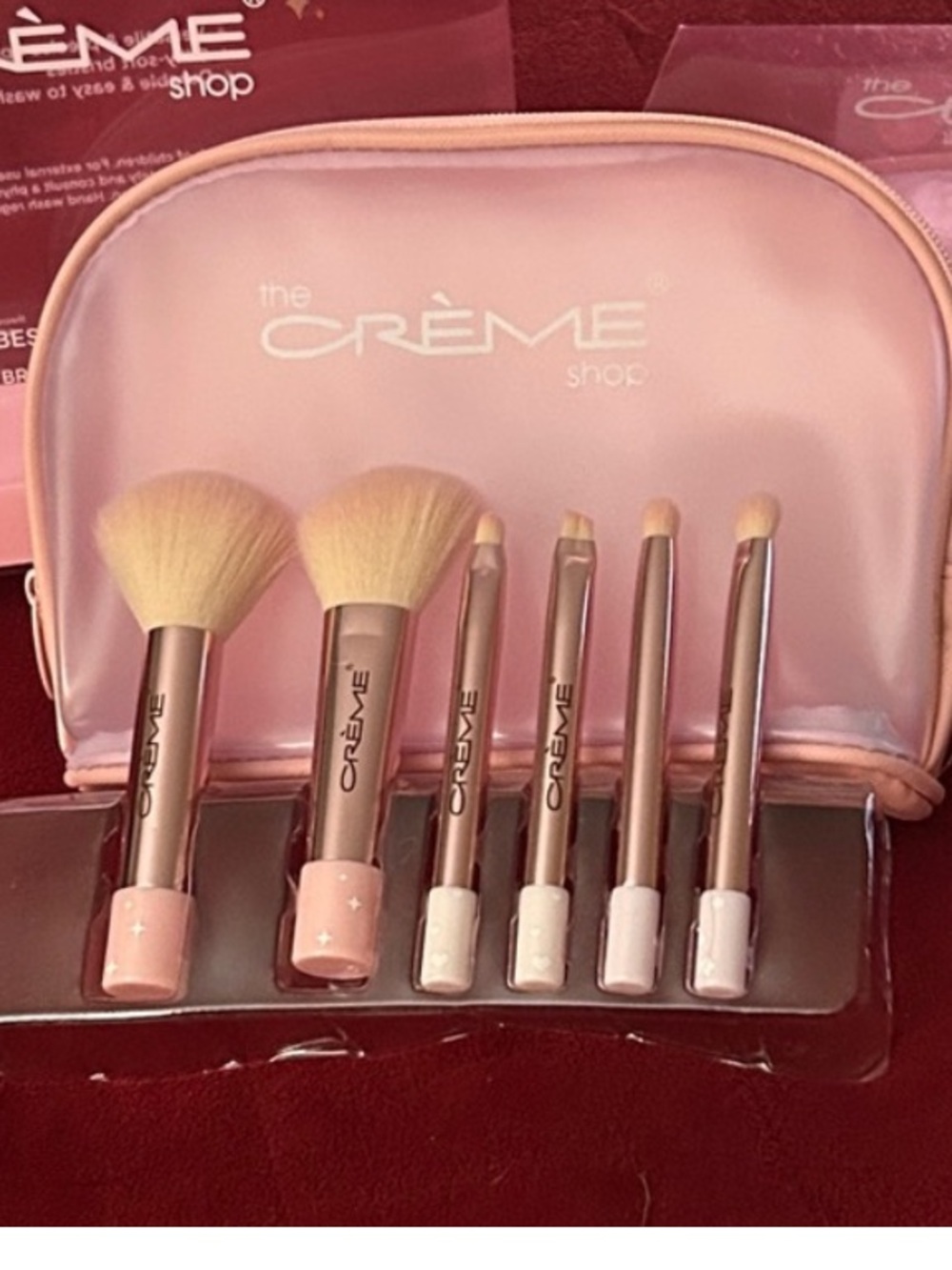 The Crème Shop Best Essentials 8 - Piece Makeup Brush Travel Set
